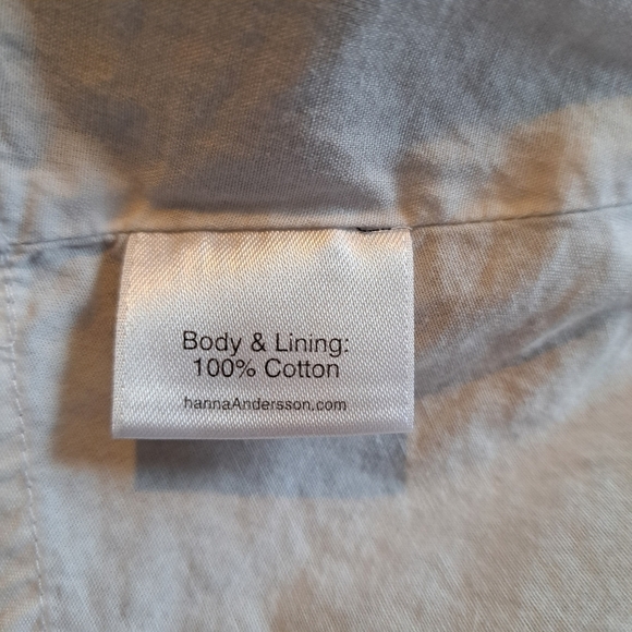 Hanna Andersson girls size 120 or 6-7 black & white party dress - Picture 7 of 8